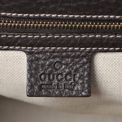 Gucci Diamante Medium New Bamboo Top Handle Bag Dark Brown 6 of 8