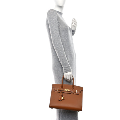 Hermes Epsom Birkin Sellier 30 Gold 2 of 8