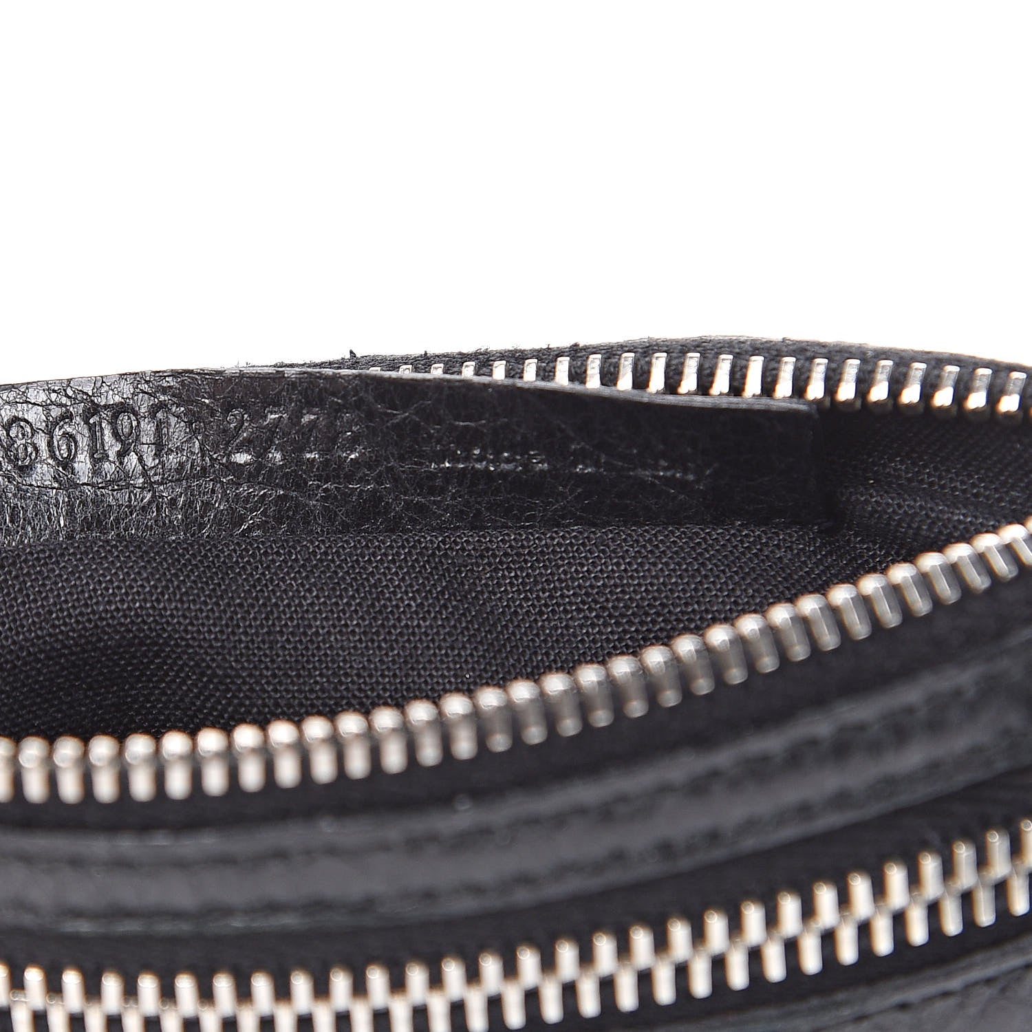 Balenciaga Agneau Giant 12 Silver Hardware M Porte-Monnaie Coin Purse Black 7 of 11