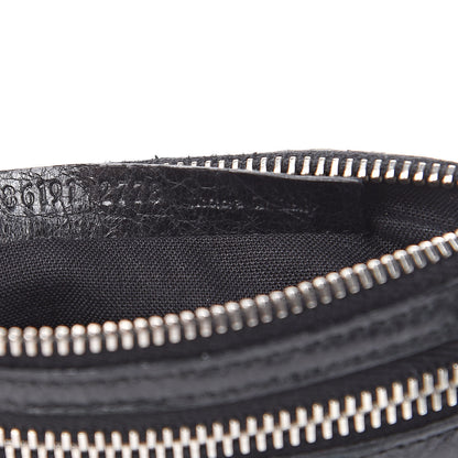 Balenciaga Agneau Giant 12 Silver Hardware M Porte-Monnaie Coin Purse Black 7 of 11