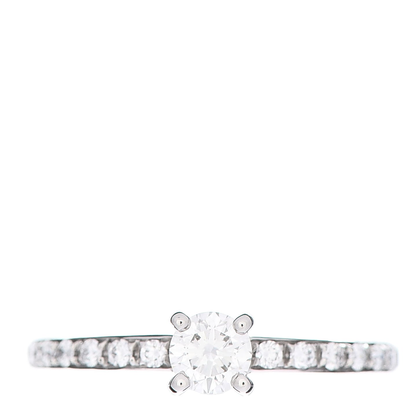 Platinum Diamond .30ct Griffe Solitaire Engagement Ring 49 4.75