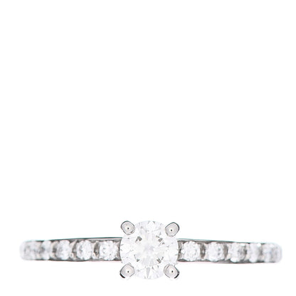 Bulgari Platinum Diamond .30ct Griffe Solitaire Engagement Ring 49 4.75 1 of 8