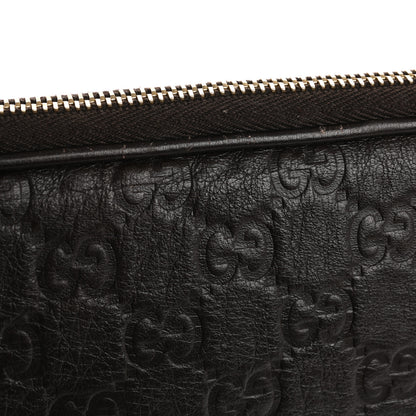 Gucci Guccissima Zip Around Laptop Case Dark Brown 12 of 13