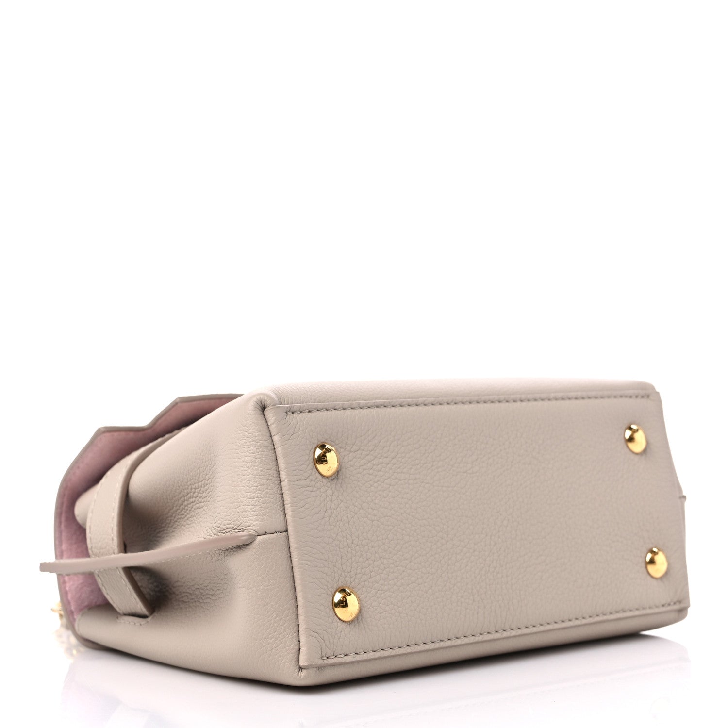 Louis Vuitton Soft Calfskin Mini Lockme Ever Greige 4 of 8