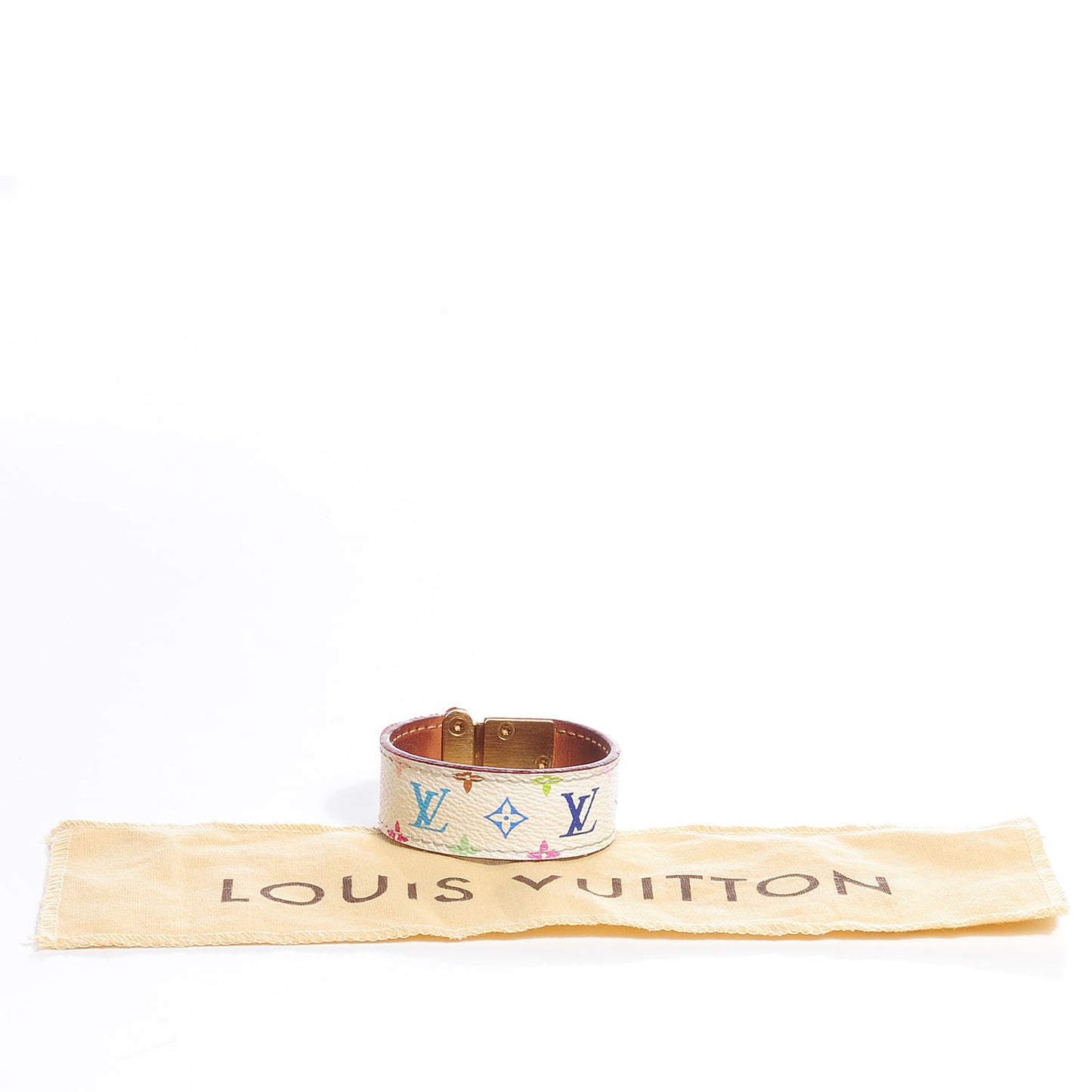 Monogram Multicolor Koala Bracelet S White