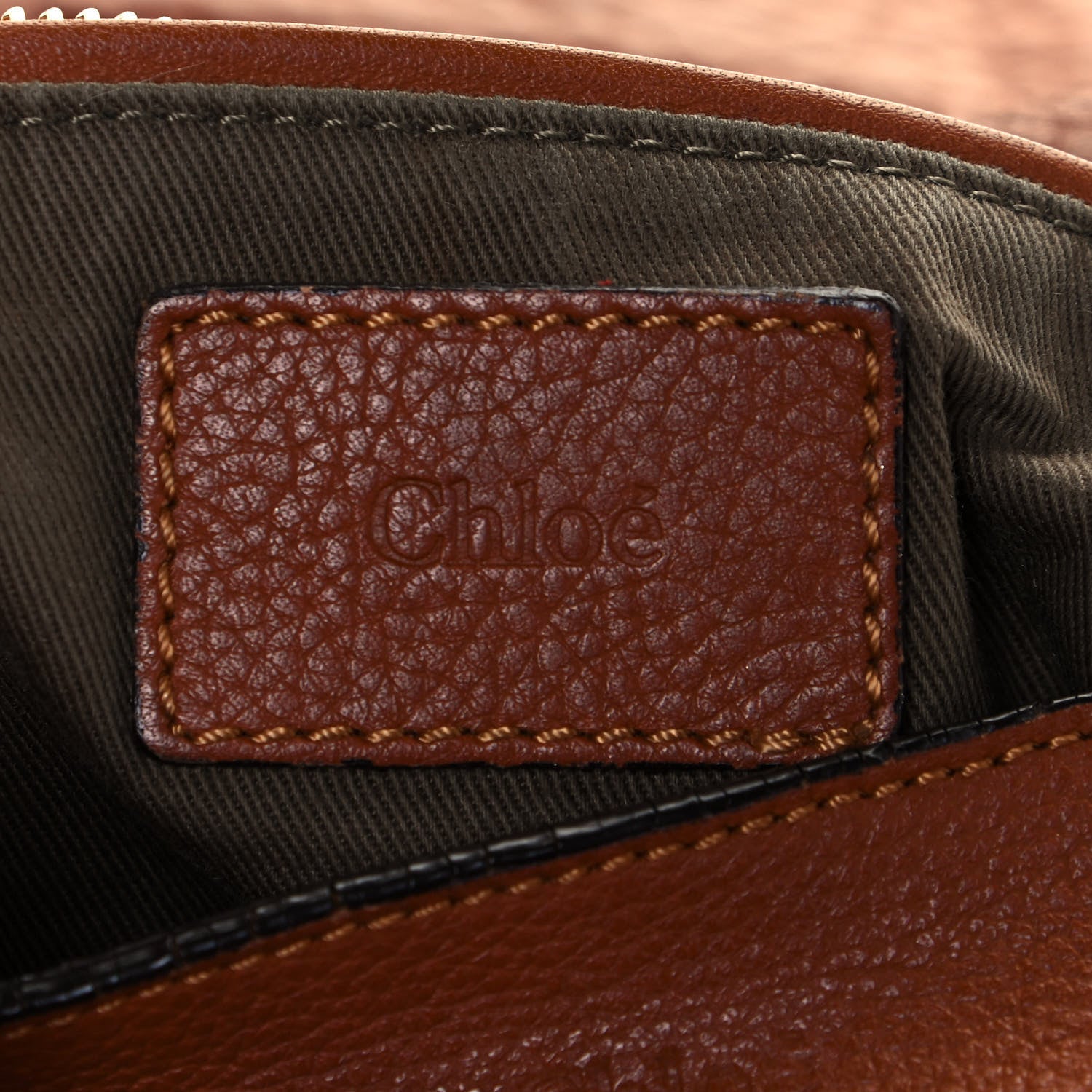 Chloe Calfskin Medium Marcie Round Zip Crossbody Bag Tan 5 of 16