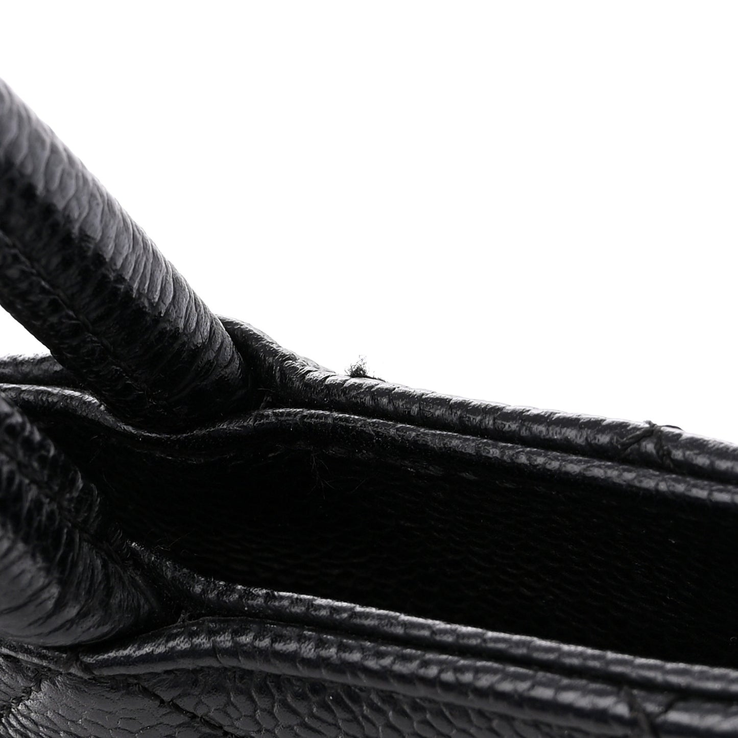 Caviar Quilted Medallion Tote Black