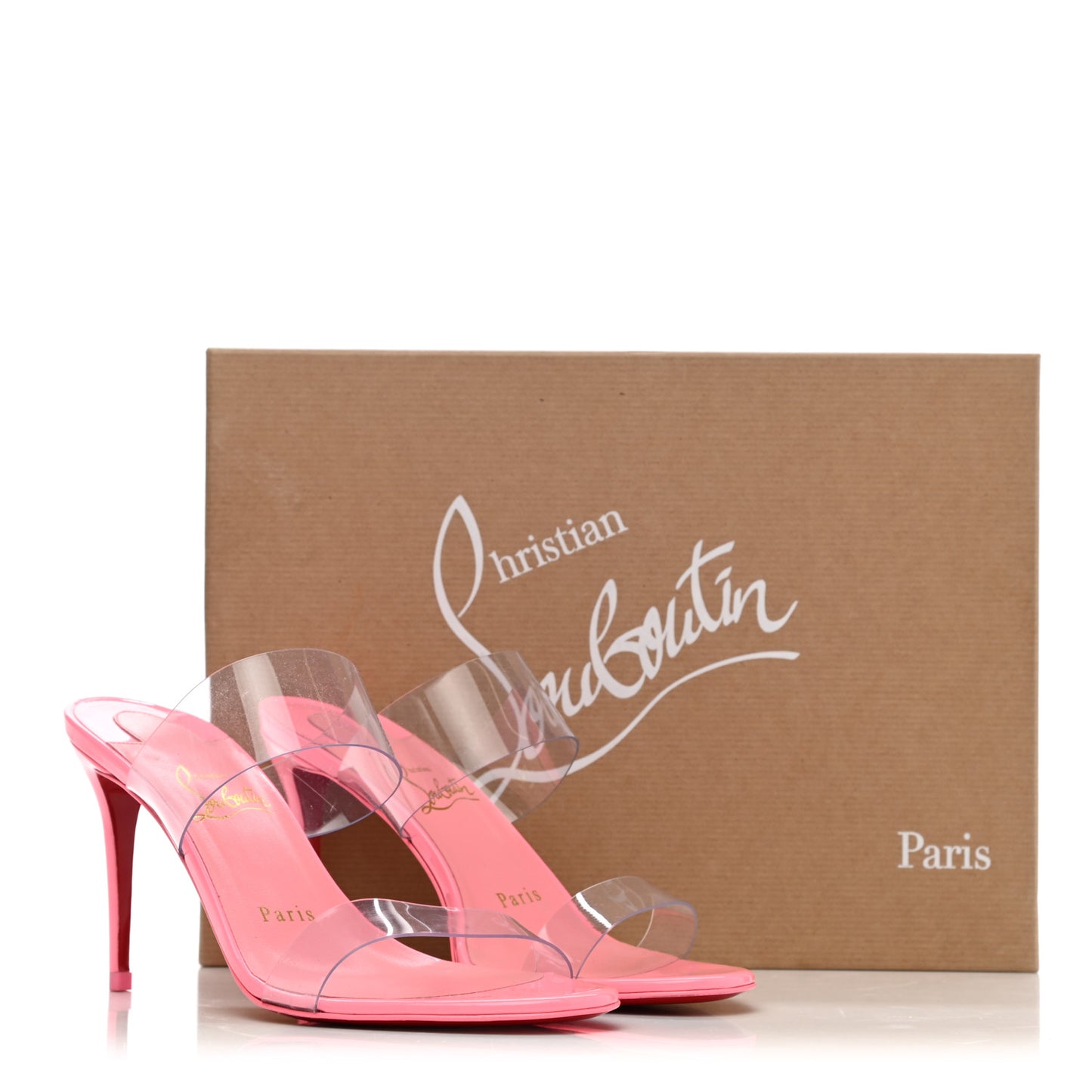 Patent PVC Just Nothing 85 Slide Sandals 36.5 Bubblegum