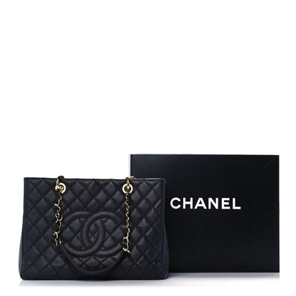 Chanel Caviar Quilted Grand Shopping Tote GST Black 13 of 13