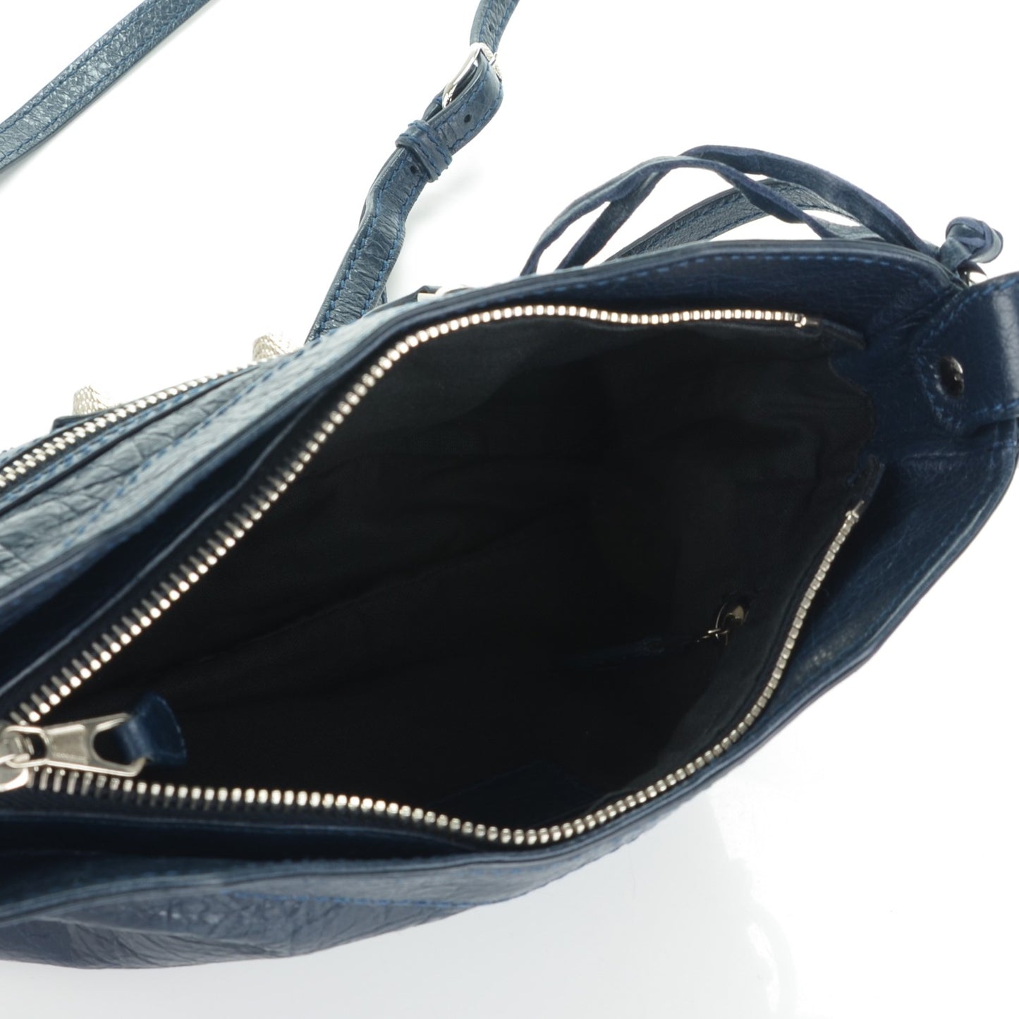 Agneau Giant 12 Silver Hardware Hip Bleu Obscur