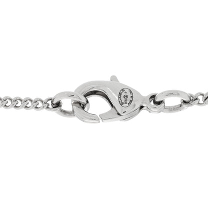Chanel Metal Baguette Crystal Large CC Necklace Silver 4 of 5