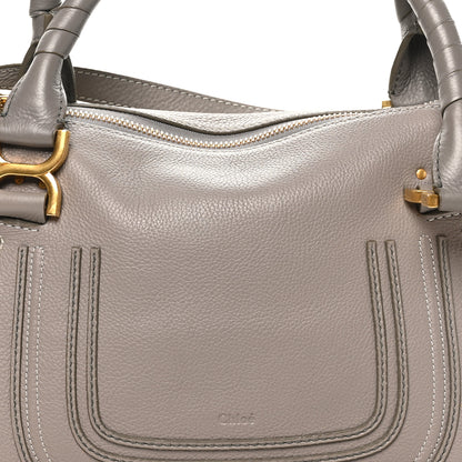 Chloe Calfskin Medium Marcie Satchel Cashmere Grey 7 of 9