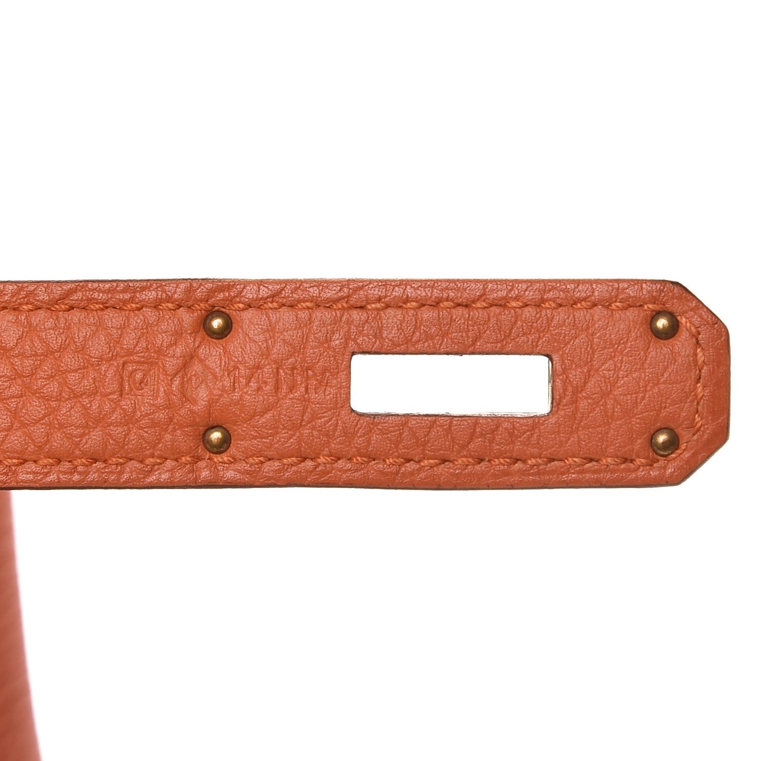 Hermes Togo Kelly Retourne 35 Orange 19 of 34