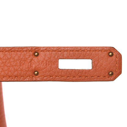 Hermes Togo Kelly Retourne 35 Orange 19 of 34
