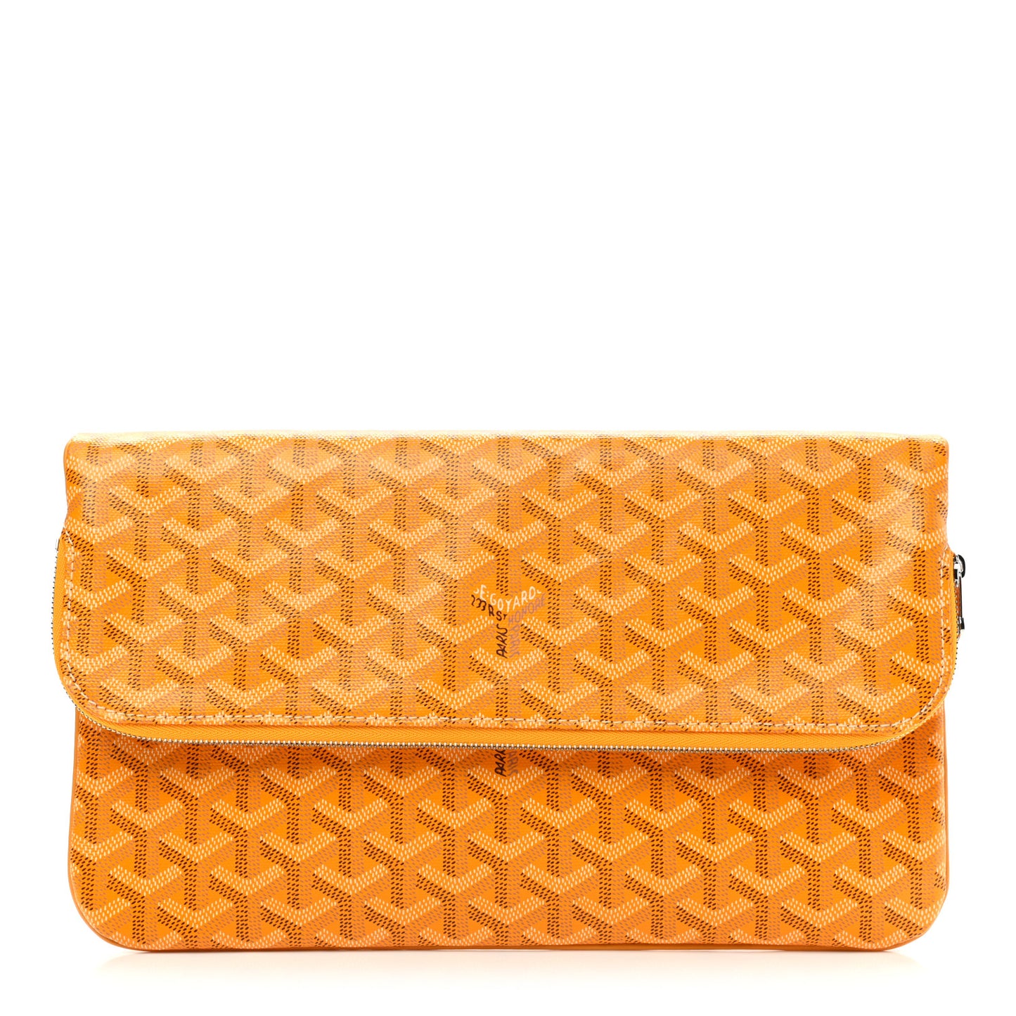Goyardine Sainte Marie Soft Clutch Yellow