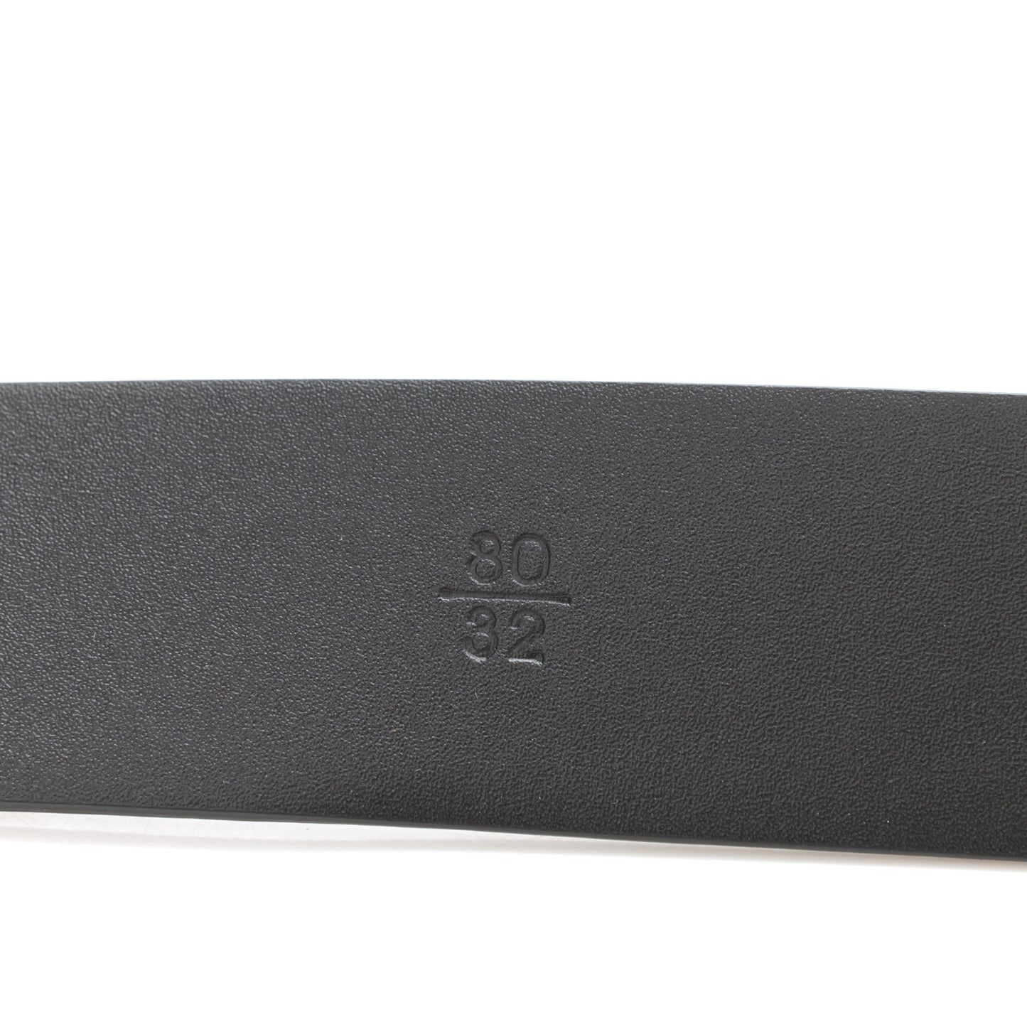 Calfskin Enamel CC Belt 80 32 Black