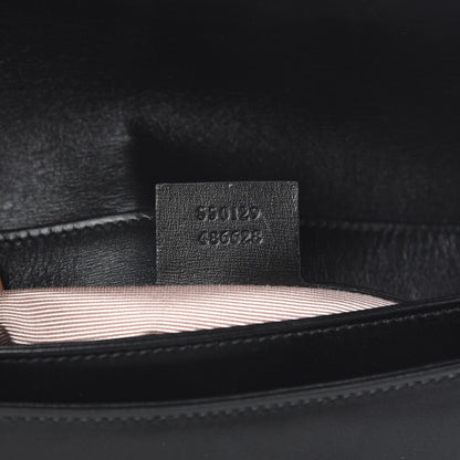 Gucci Vitello Palmellato Lux Small Arli Flap Shoulder Bag Black 7 of 12