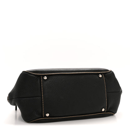 Chanel Calfskin Small Tassel Bowler  Black 4 of 15