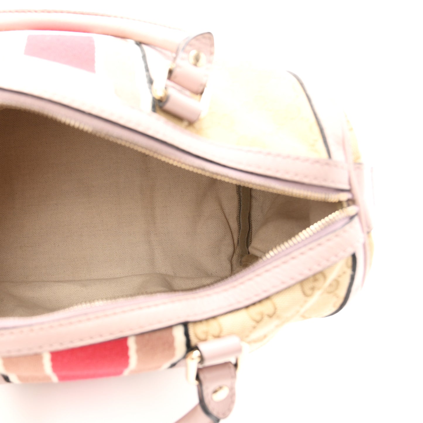 Monogram Vintage Web Medium Boston New Sand Lilas