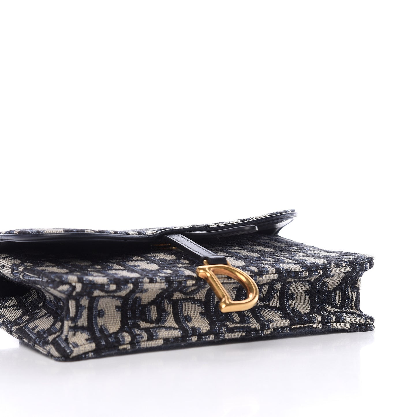 Oblique Saddle Belt Bag Blue