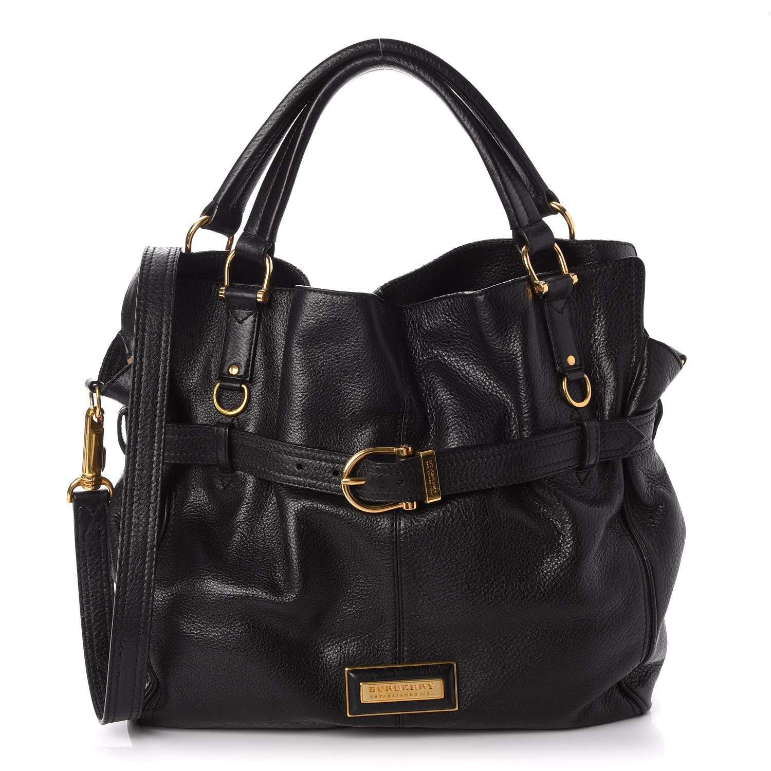 Burberry Calfskin Medium Raymond Black 1 of 9