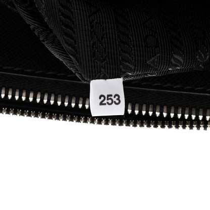Prada Saffiano Double Zip Travel Tote Black 7 of 10