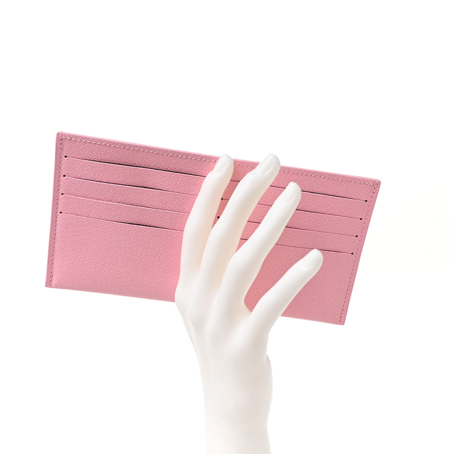 Calfskin Felicie Card Holder Insert Rose Ballerine