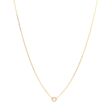 Cartier 18K Yellow Gold Diamond XS D'Amour Pendant Necklace 1 of 4