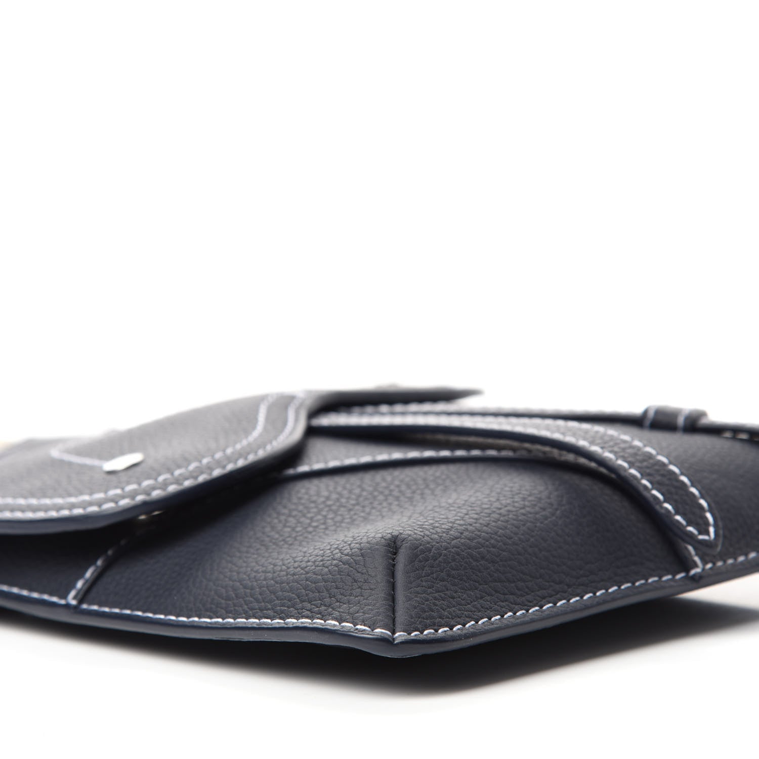 Christian Dior X KAWS Grained Calfskin Saddle Pouch Blue Multicolor 6 of 11