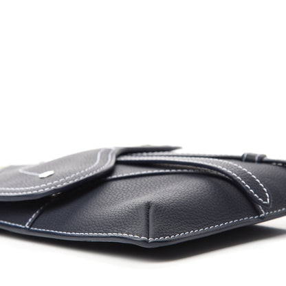 Christian Dior X KAWS Grained Calfskin Saddle Pouch Blue Multicolor 6 of 11