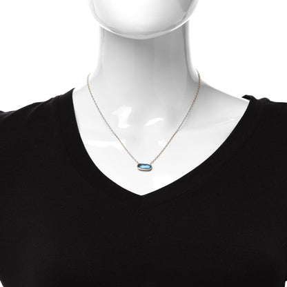 Marco Bicego 18K Yellow Gold London Blue Topaz Delicati Pendant Necklace 2 of 5