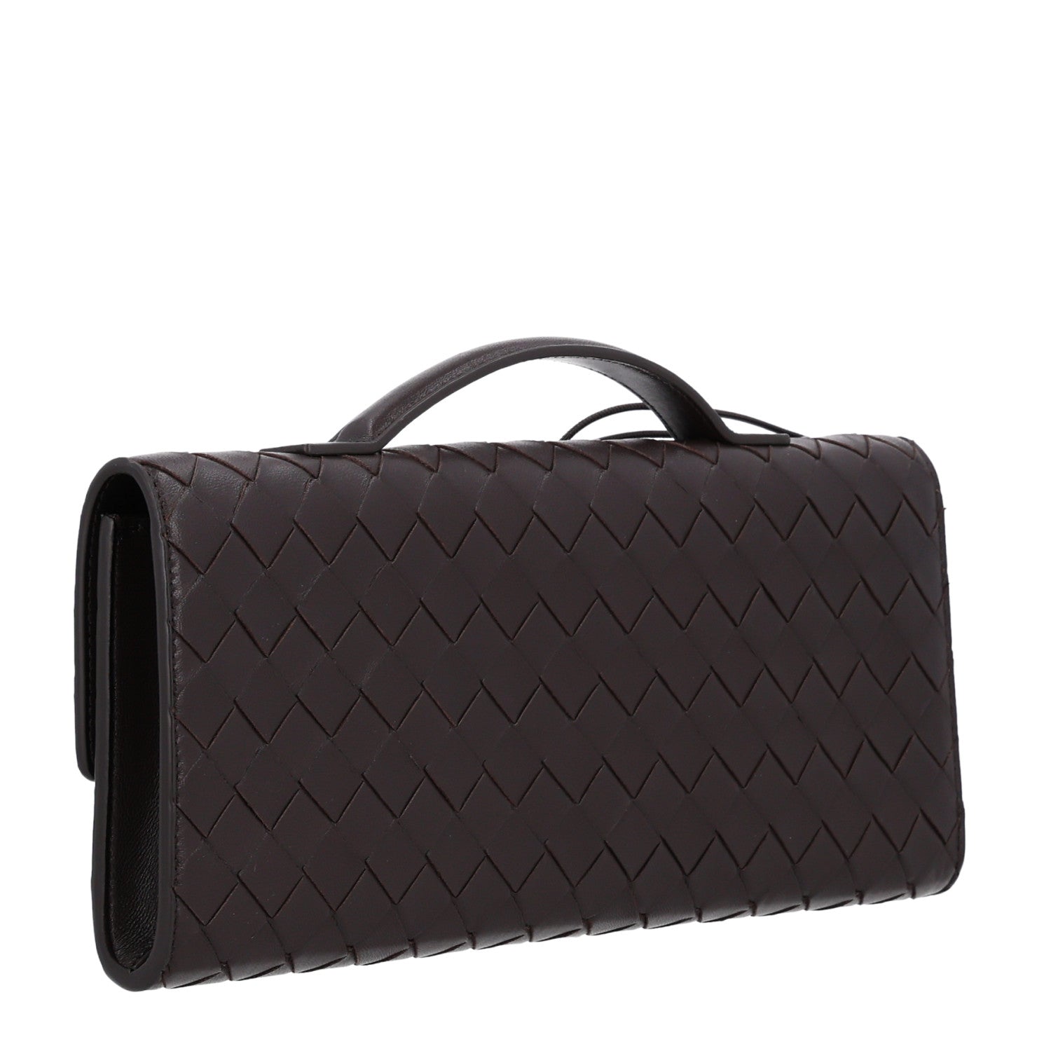 Bottega Veneta Nappa Intrecciato Long Andiamo Top Handle Clutch Fondant 3 of 10