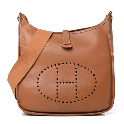 Hermes Courchevel Evelyne GM Gold 1 of 4