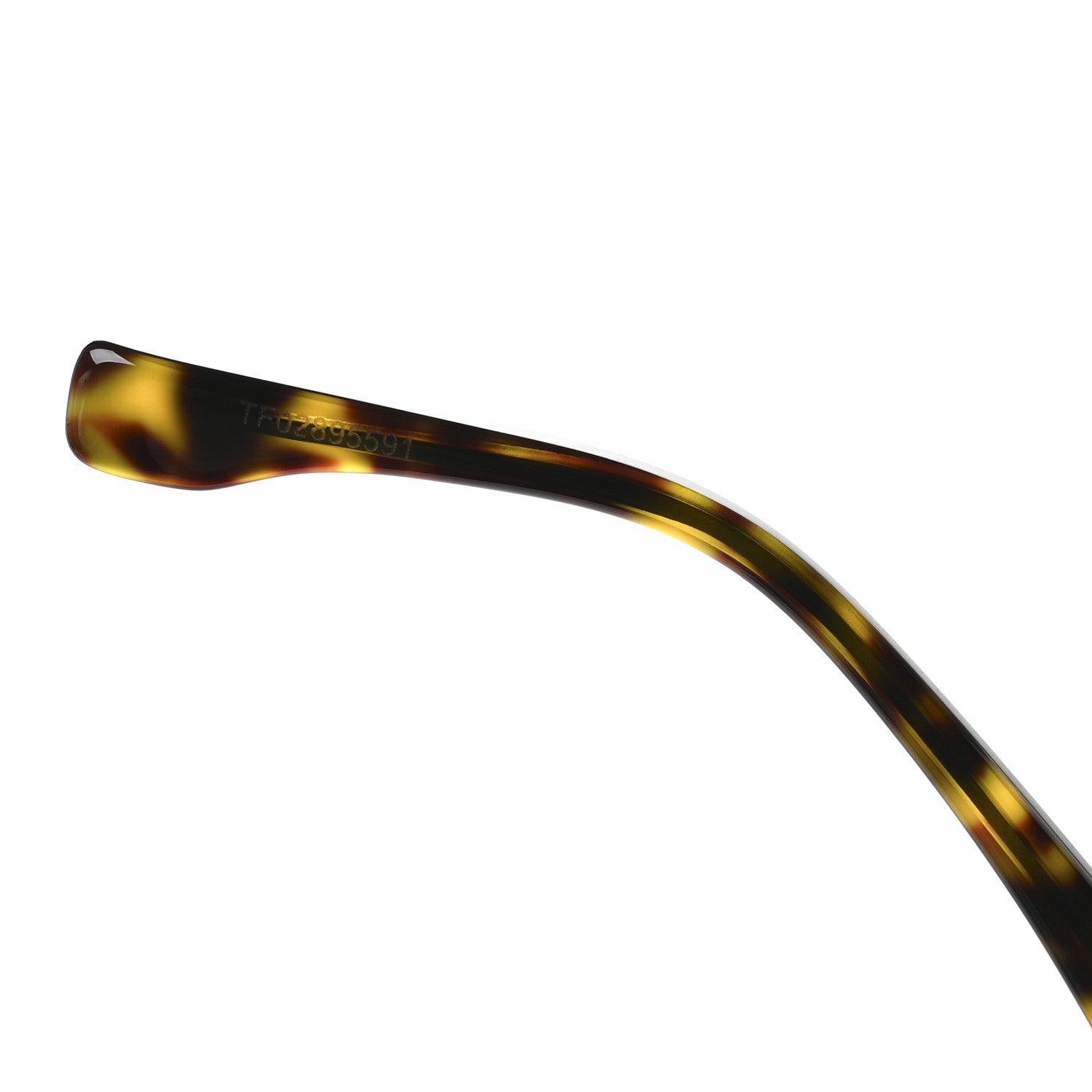 Fendi Acetate Aviator Diagonal Sunglasses FE40003U Havana 6 of 7