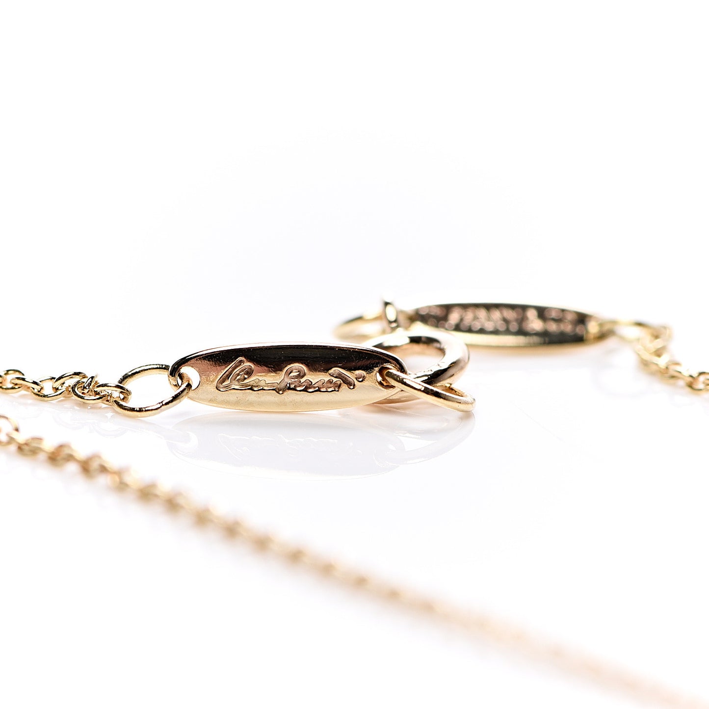 18K Yellow Gold Elsa Peretti Marquis Pendant Necklace