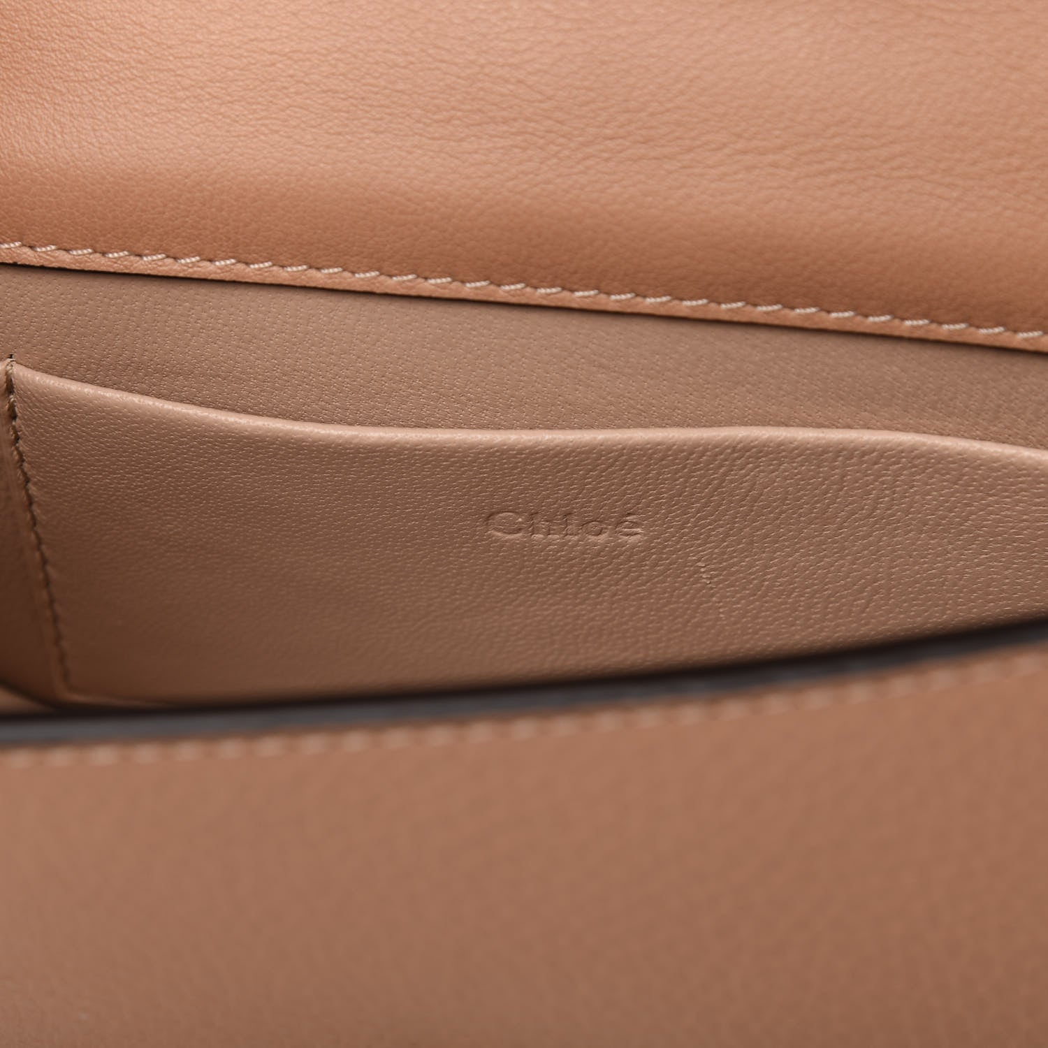 Chloe Calfskin Small Nile Bracelet Minaudiere Bag Biscotti Beige 8 of 11