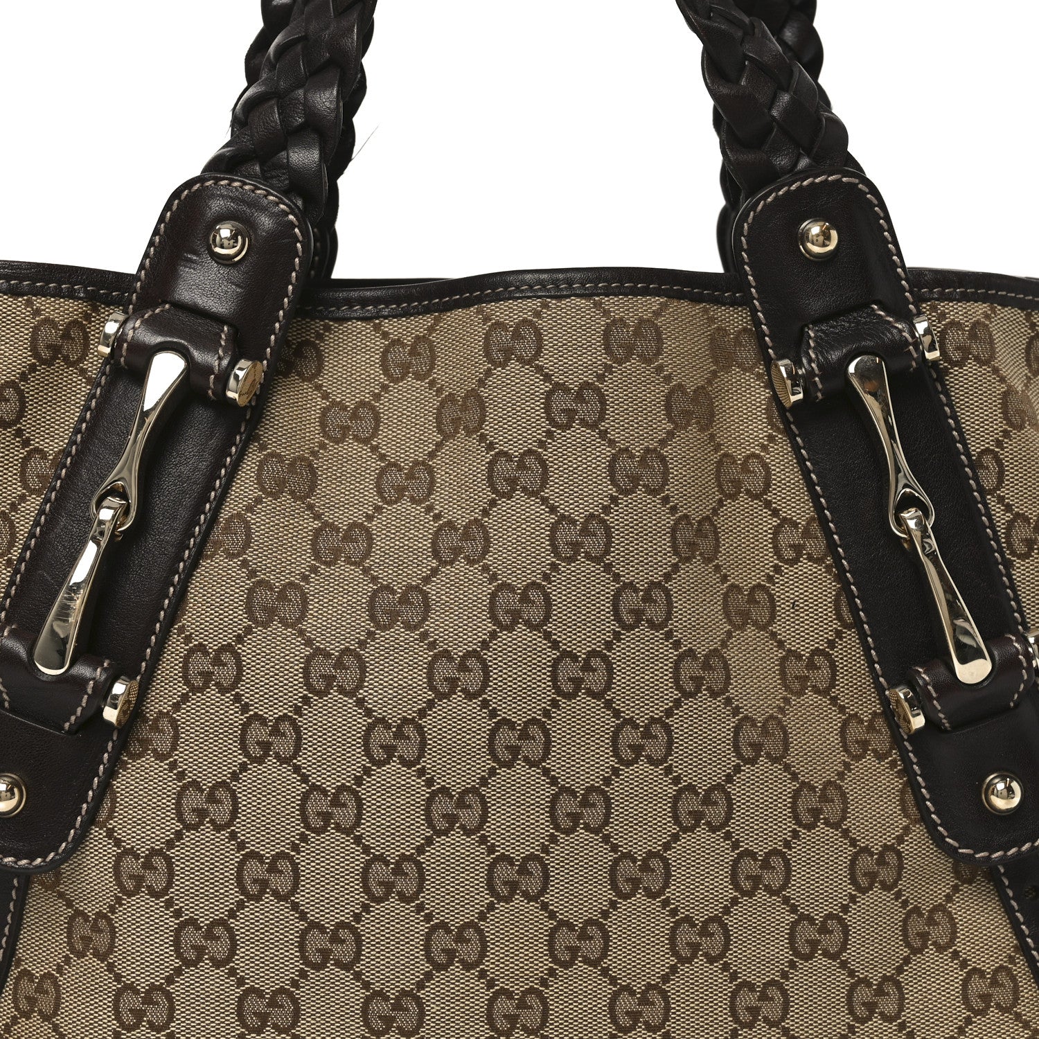 Gucci Monogram Small Pelham Shoulder Bag Dark Brown 8 of 11