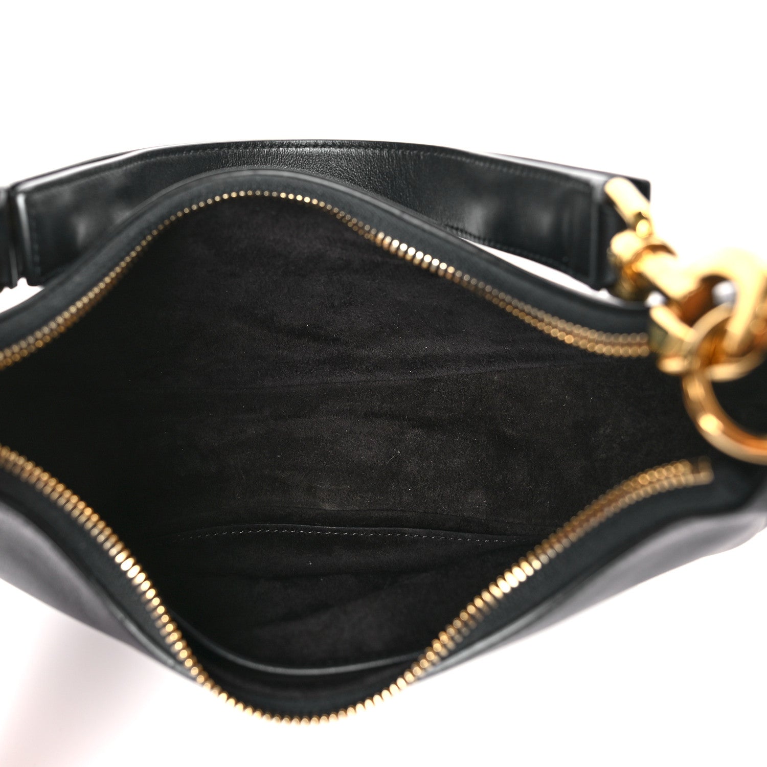 Celine Smooth Calfskin Medium Strap Ava Shoulder Bag Black 5 of 8