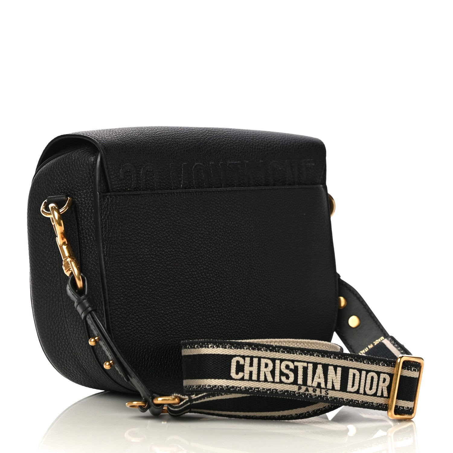Christian Dior Grained Calfskin Large Bobby Flap Black 3 of 14