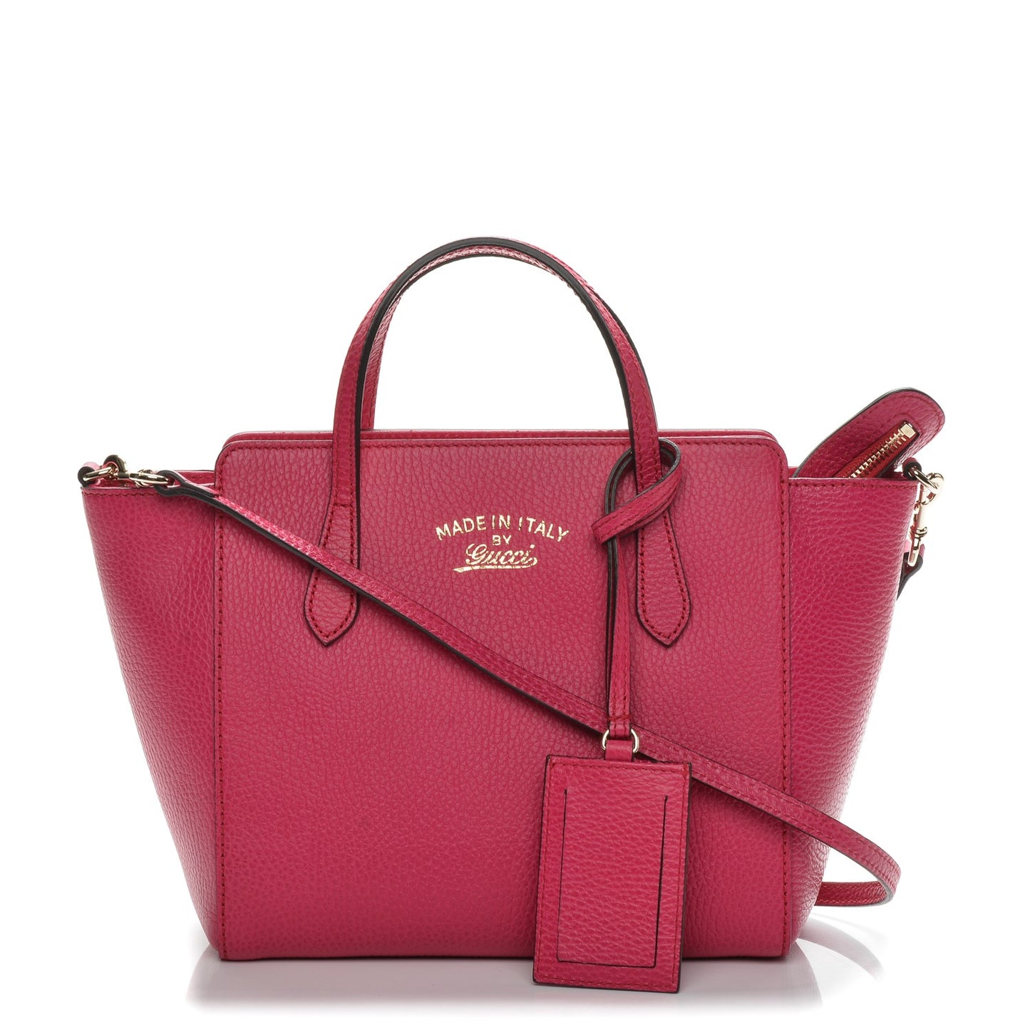 Dollar Calfskin Mini Swing Top Handle Bag Blossom