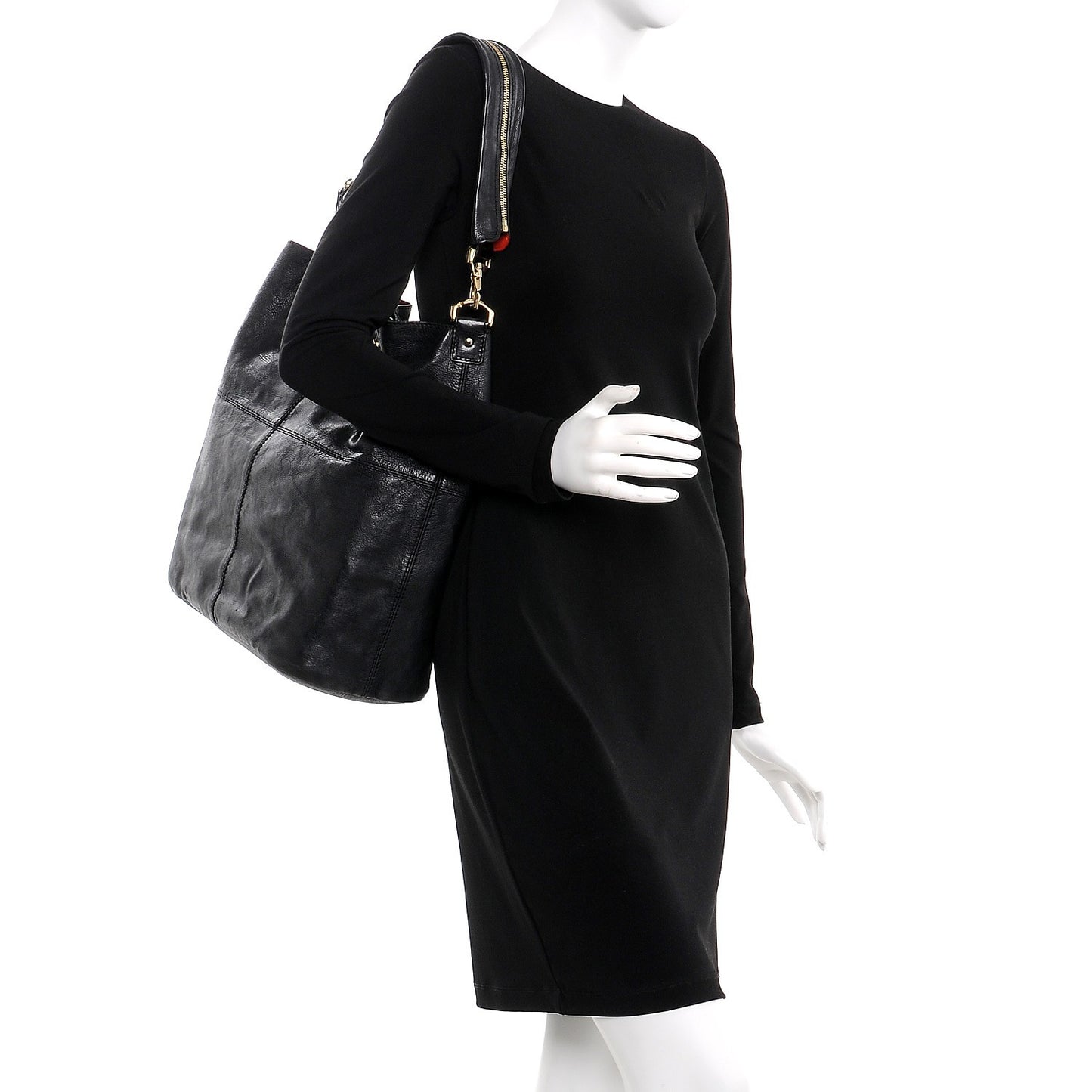 Lambskin North South Nightingale Black
