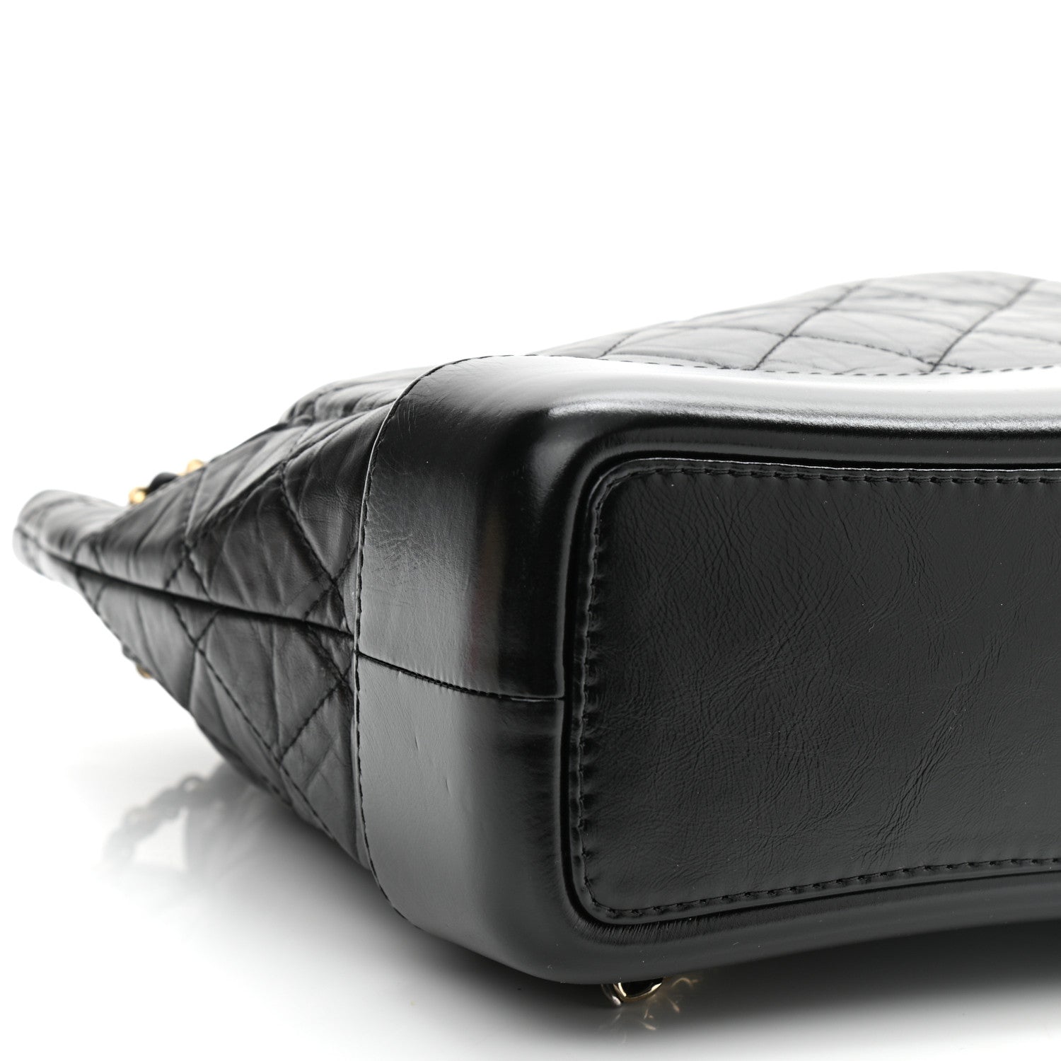 Chanel Aged Calfskin Quilted Small Gabrielle Backpack Black 9 of 11