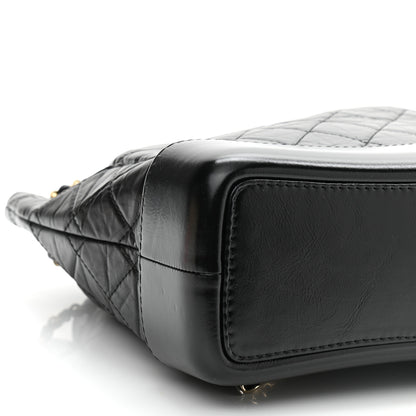 Chanel Aged Calfskin Quilted Small Gabrielle Backpack Black 9 of 11