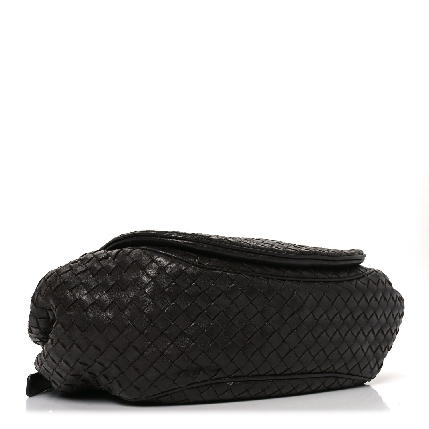 Bottega Veneta Nappa Intrecciato Messenger Bag Ebano 4 of 11