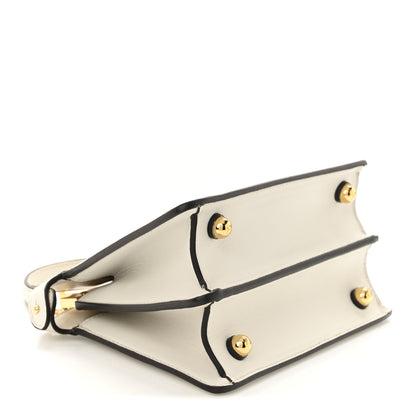 Fendi Shiny Nappa Petite Peekaboo I SEE U Satchel White 4 of 13