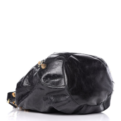 Balenciaga Agneau Giant 21 Gold Hardware Pompon Black 4 of 10