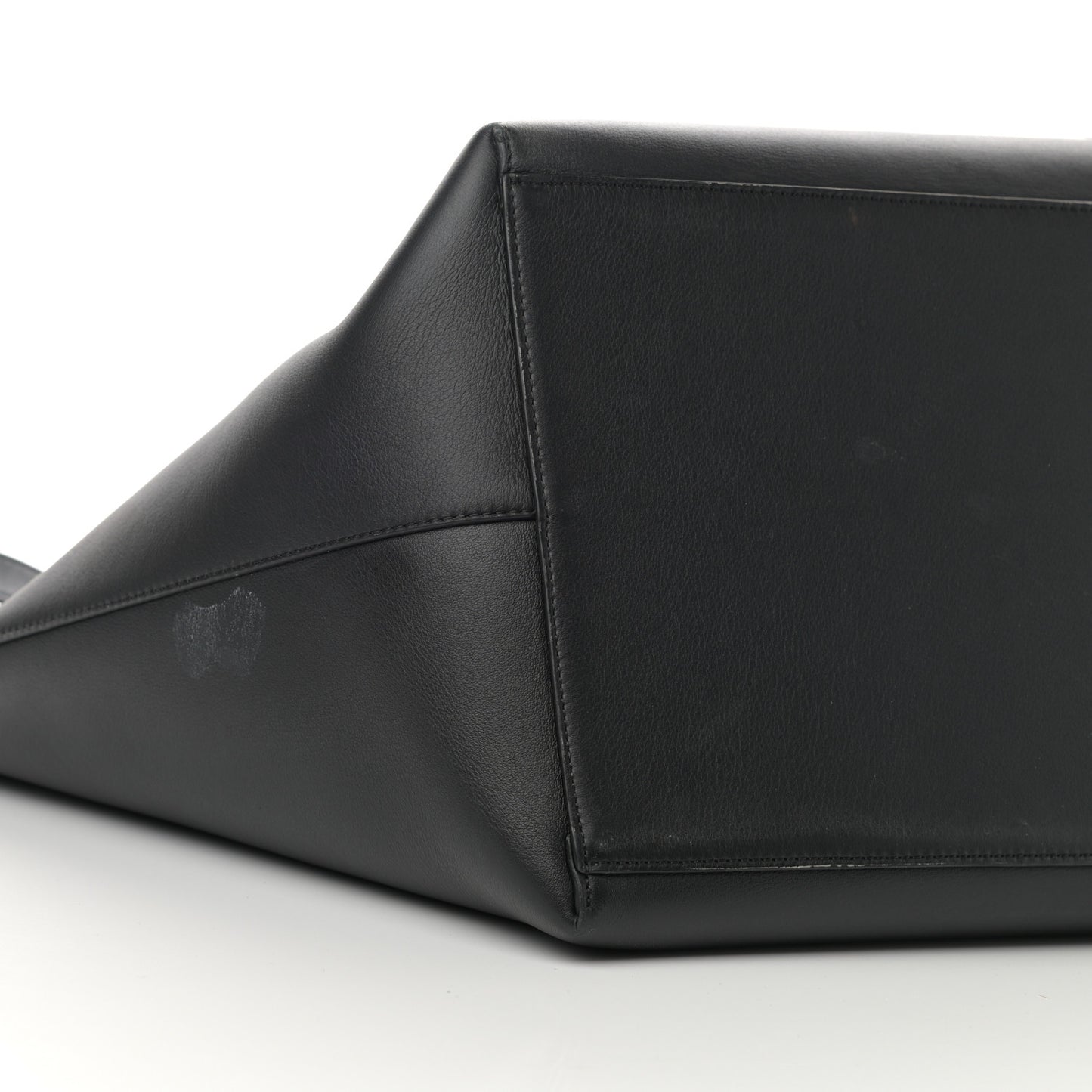 Calfskin Underwear Print Large Double Handle Tote Black