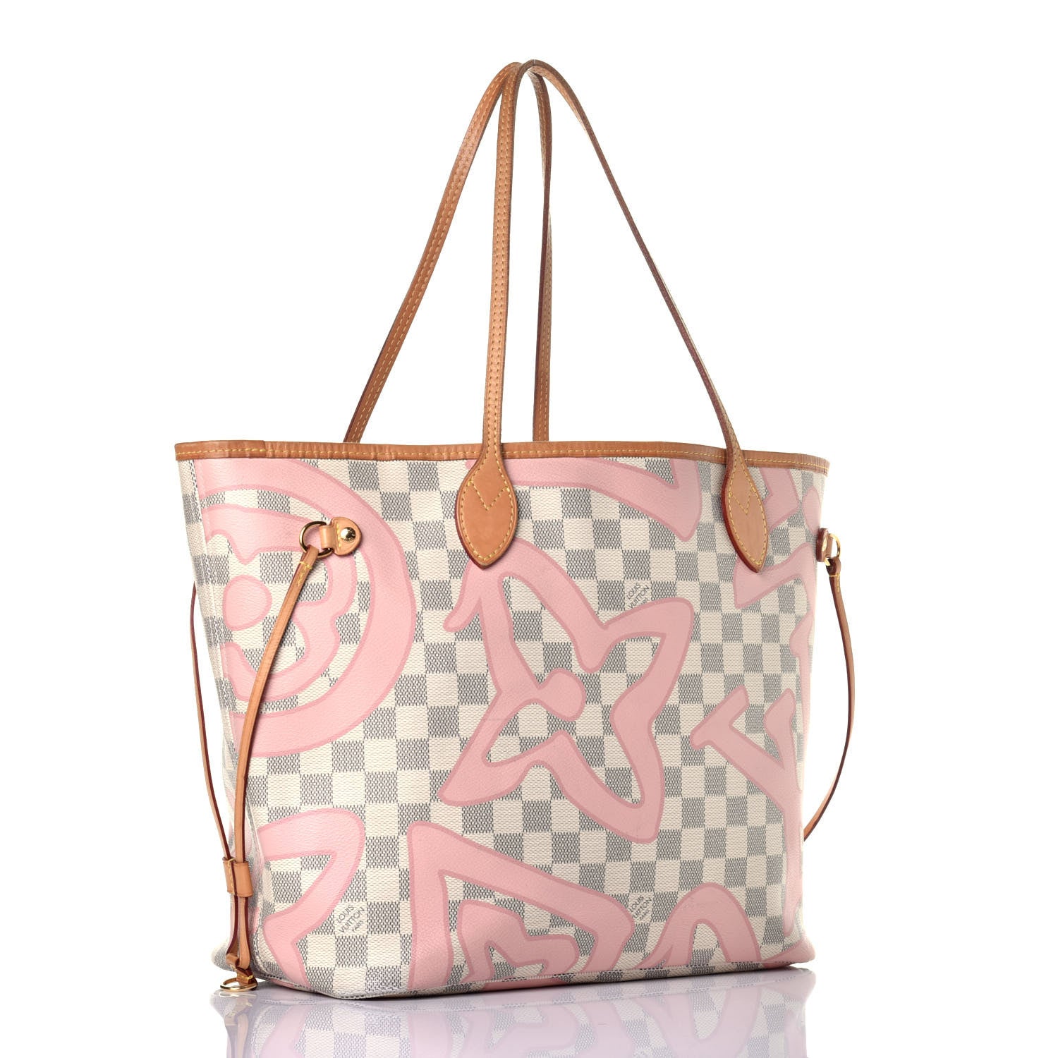 Louis Vuitton Damier Azur Tahitienne Neverfull MM 3 of 9