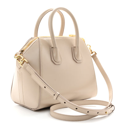Givenchy Shiny Lord Calfskin Mini Antigona Natural Beige 3 of 10