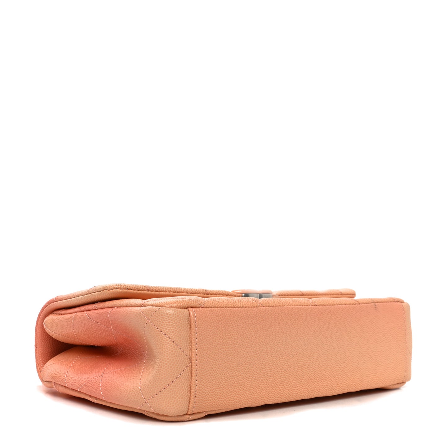 Shaded Caviar Quilted My Everything Small Flap Orange Light Orange